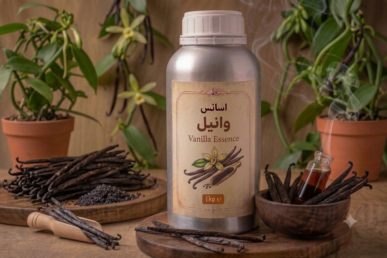 اسانس وانیل خوراکی برند دالبرگ المان 1 کیلوگرم خالص ارسال سریع