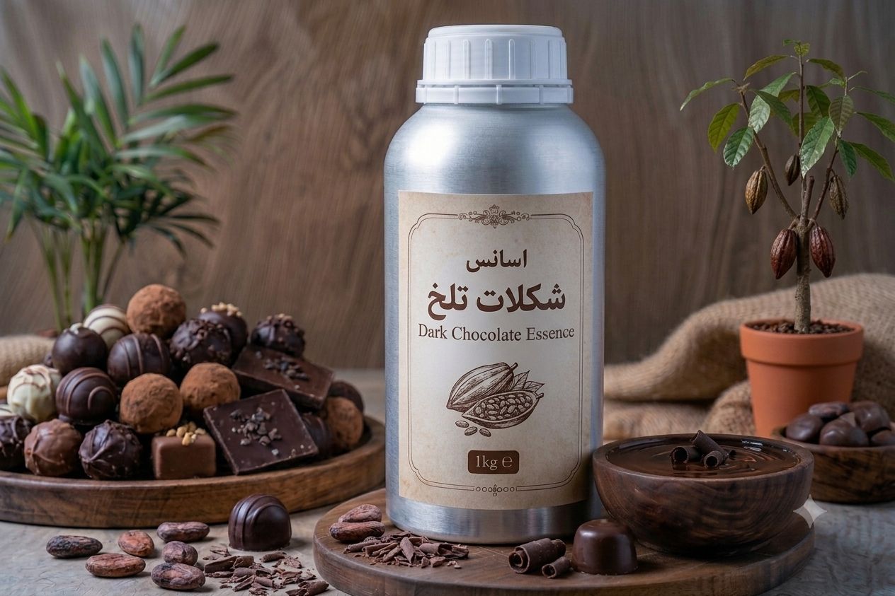 اسانس شکلات تلخ خوراکی برند دالبرگ المان 1 کیلوگرم خالص ارسال سریع