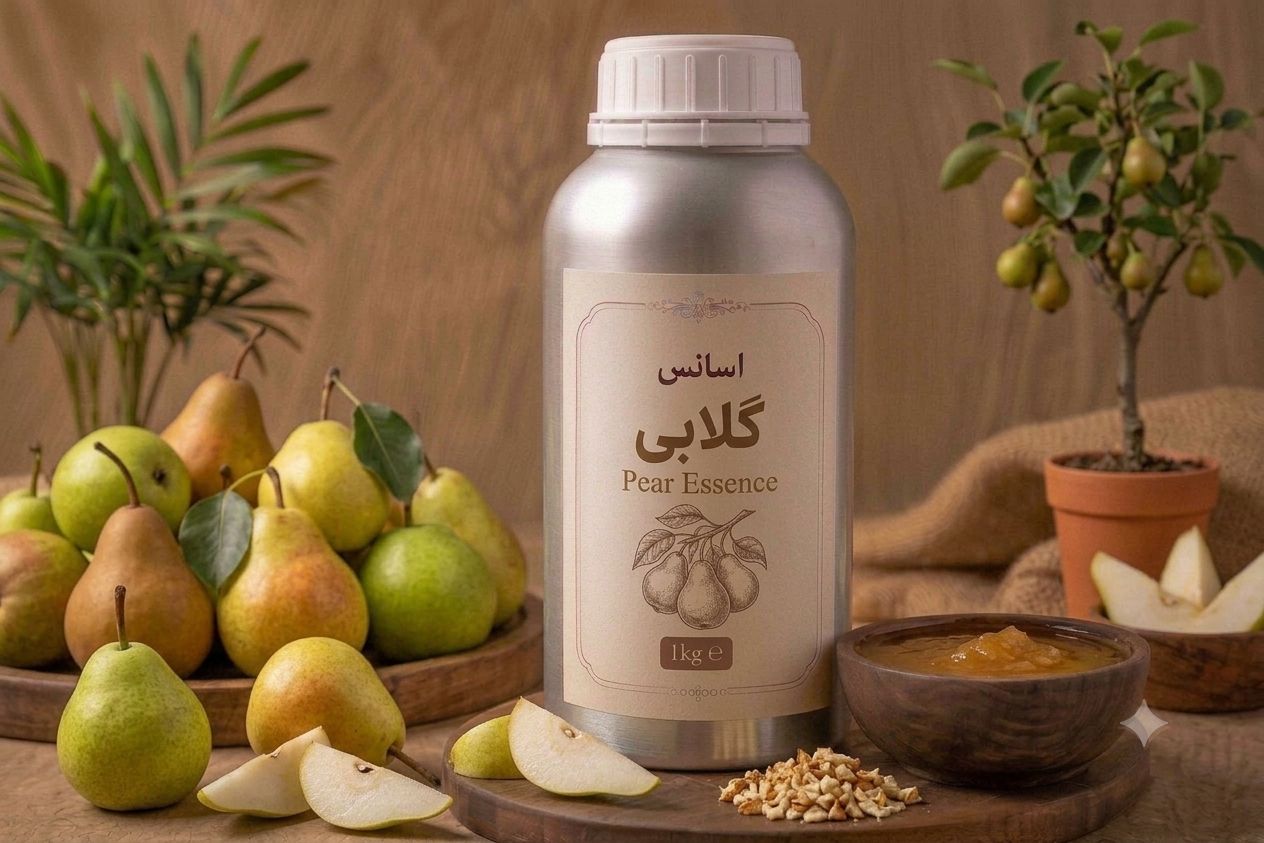 اسانس گلابی خوراکی برند دالبرگ المان 1 کیلوگرم خالص ارسال سریع