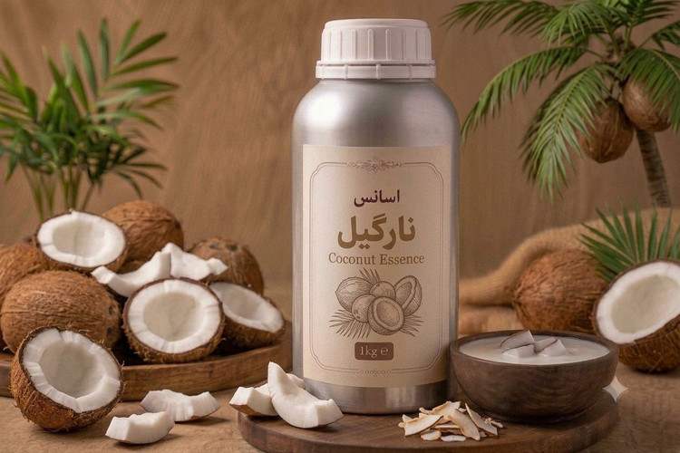 اسانس نارگیل خوراکی برند دالبرگ المان 1 کیلوگرم خالص ارسال سریع