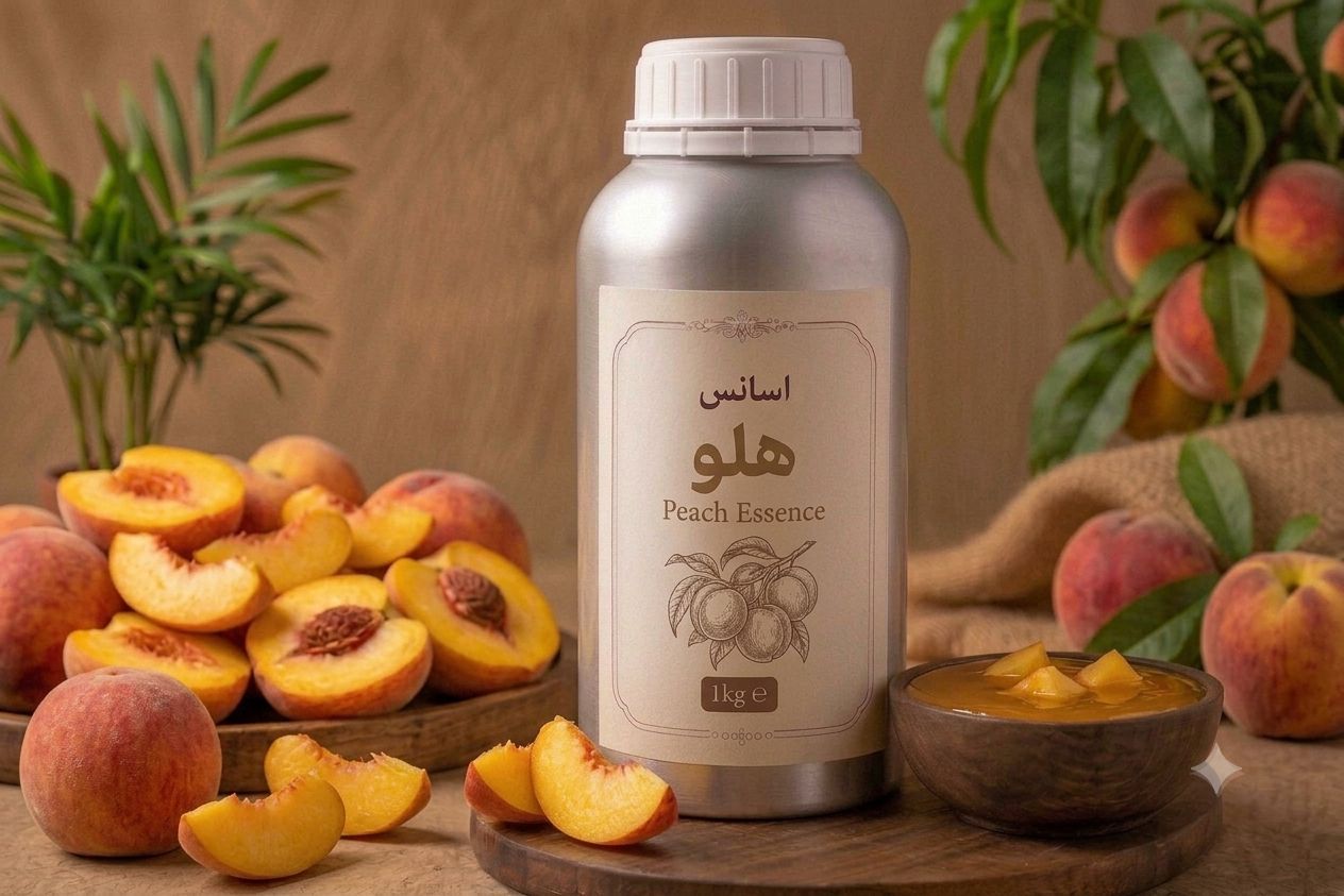 اسانس هلو خوراکی برند دالبرگ المان 1 کیلوگرم خالص ارسال سریع