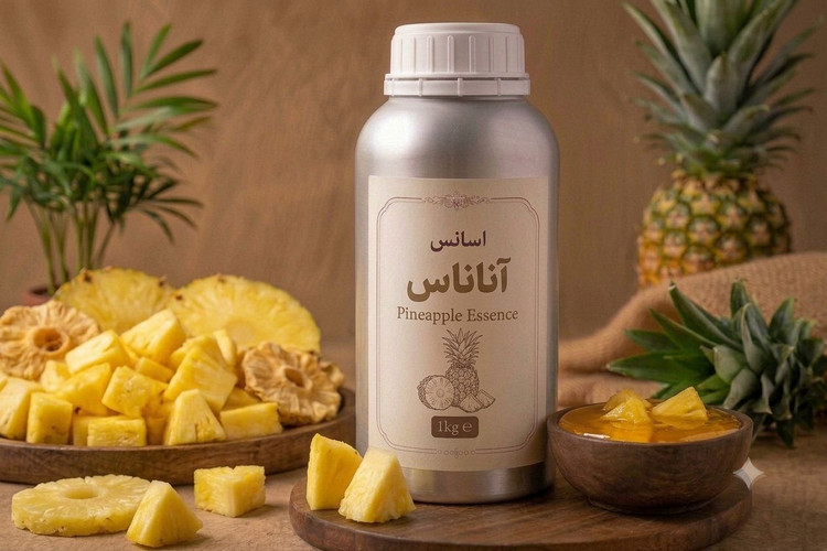 اسانس آناناس خوراکی برند دالبرگ المان 1 کیلوگرم خالص ارسال سریع