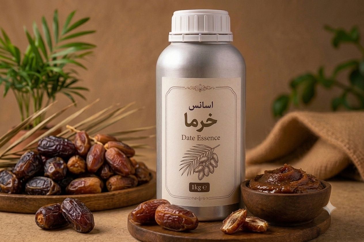اسانس خرما خوراکی برند دالبرگ المان 1 کیلوگرم خالص ارسال سریع