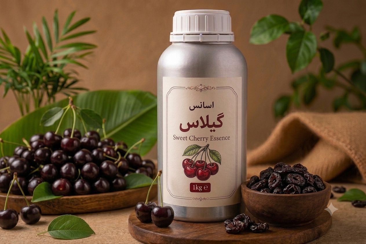 اسانس گیلاس خوراکی برند دالبرگ المان 1 کیلوگرم خالص ارسال سریع