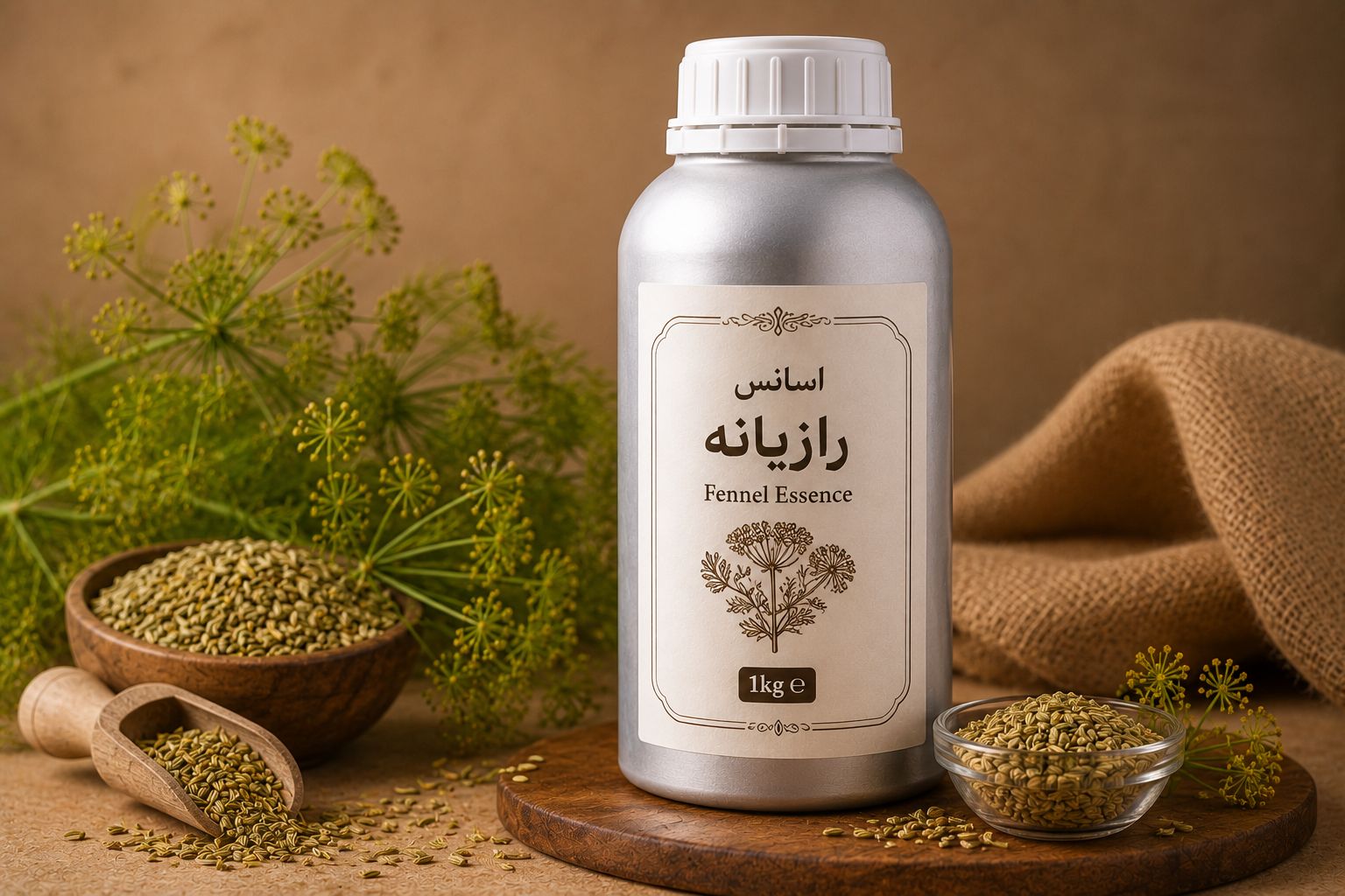 اسانس رازیانه یا انیسون خوراکی برند دالبرگ المان 1 کیلوگرم خالص ارسال سریع