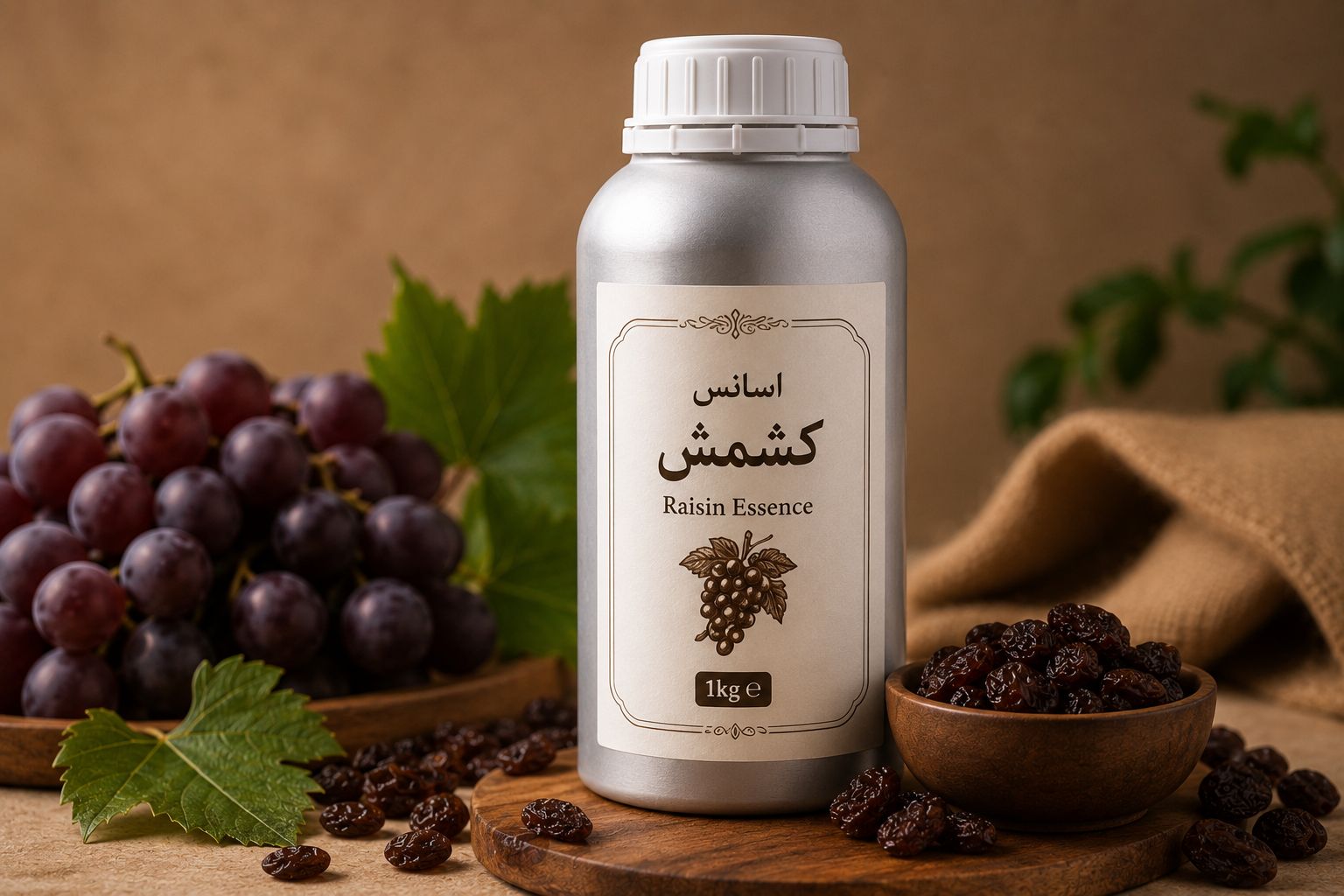 اسانس کشمش خوراکی برند روبرتو فرانسه 1 کیلوگرم خالص ارسال سریع