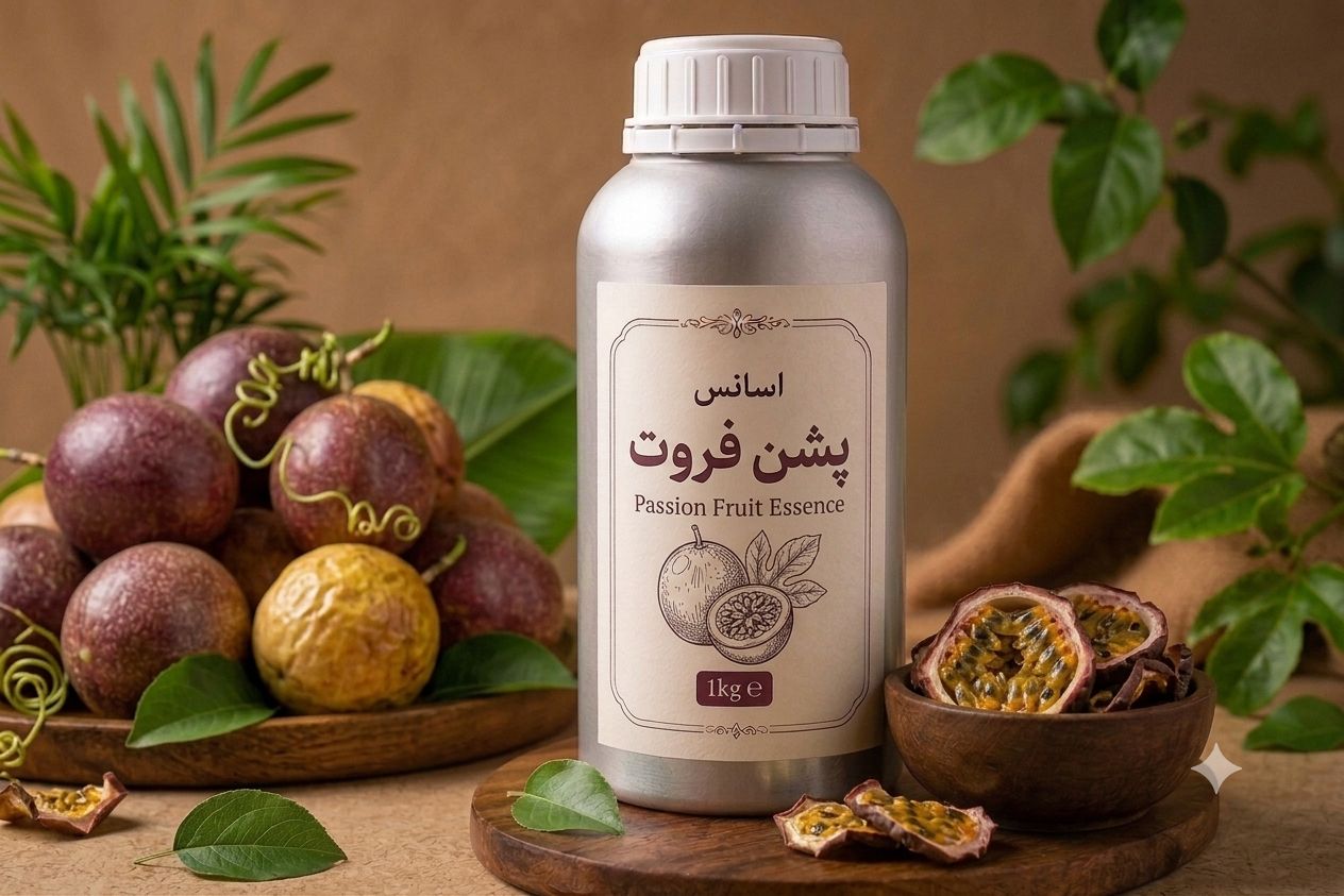 اسانس پشن فروت خوراکی برند دالبرگ المان 1 کیلوگرم خالص ارسال سریع