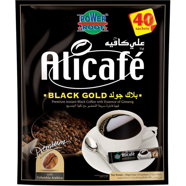قهوه علی کافه مدل بلک گلد 40 عددی